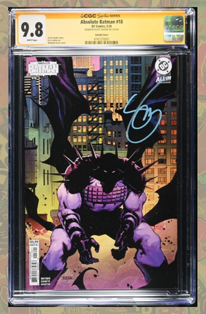 Absolute Batman #18 Cover B Mahmud Asrar Card Stock Variant | CGC SS 9.8
