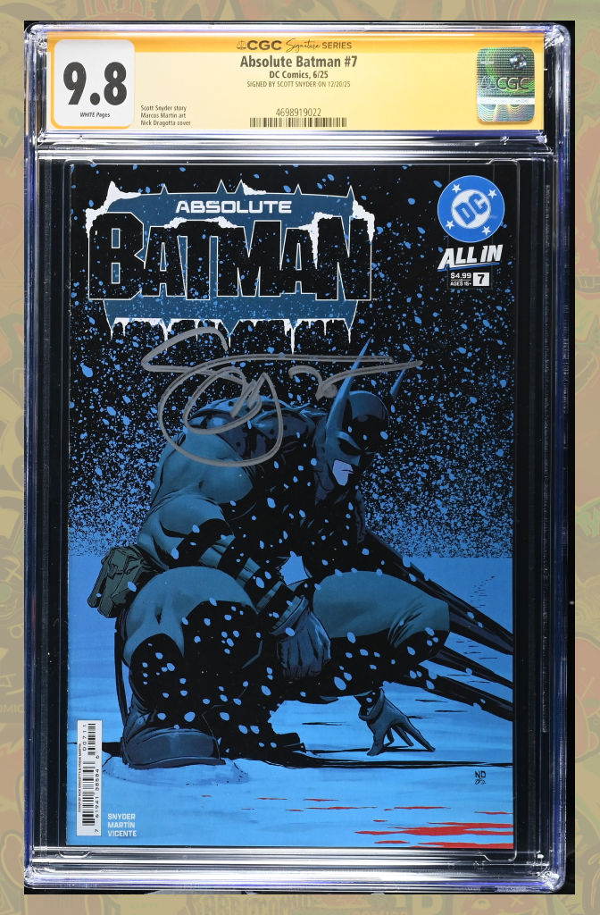 Absolute Batman #7 | Cover A | Signed by Scott Snyder  CGC SS 9.8