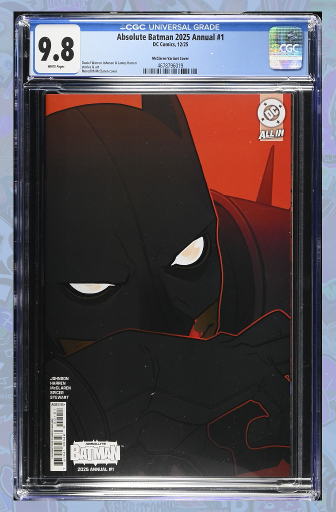 Absolute Batman 2025 Annual #1 1:25 Ratio | CGC 9.8