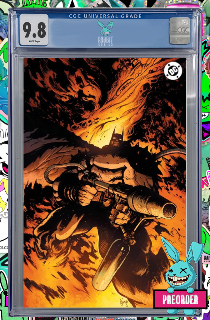 ABSOLUTE BATMAN 2025 ANNUAL #1 | Second Printing Cvr D Daniel Warren Johnson Flamethrower FOIL Var| CGC 9.8 | PREORDER