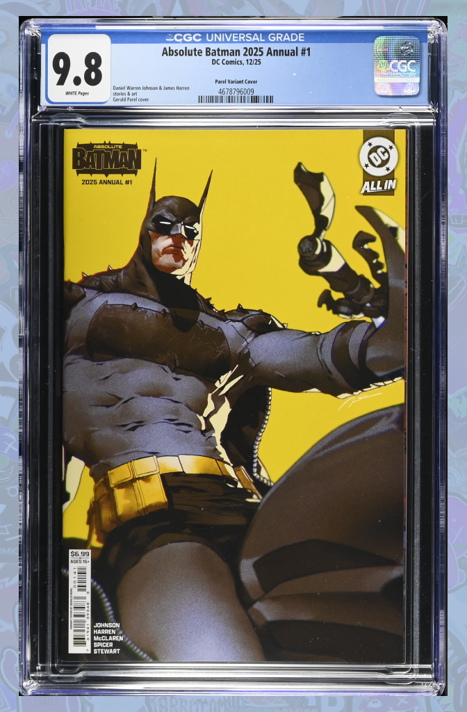 Absolute Batman 2025 Annual #1 Cover D Gerald Parel Card Stock Variant | CGC 9.8