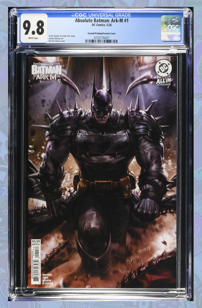 Absolute Batman Ark M Special #1 (One Shot) 2nd Print Cover B Derrick Chew Card Stock Variant | CGC 9.8
