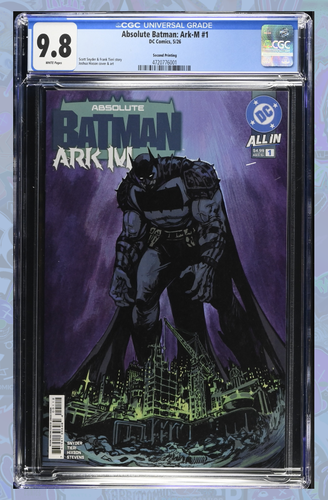 Absolute Batman Ark M Special #1 (One Shot) 2nd Print Cover A Joshua Hixson | CGC 9.8