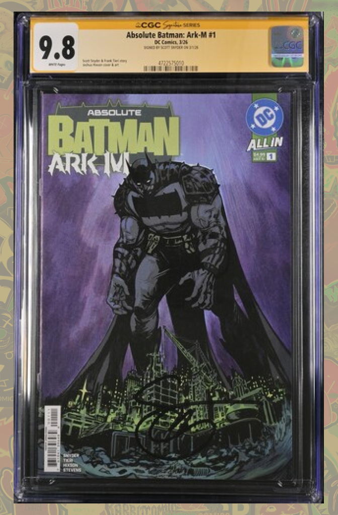 ABSOLUTE BATMAN ARK-M SPECIAL #1  CVR A 1st Print | Signed Snyder | CGC SS 9.8