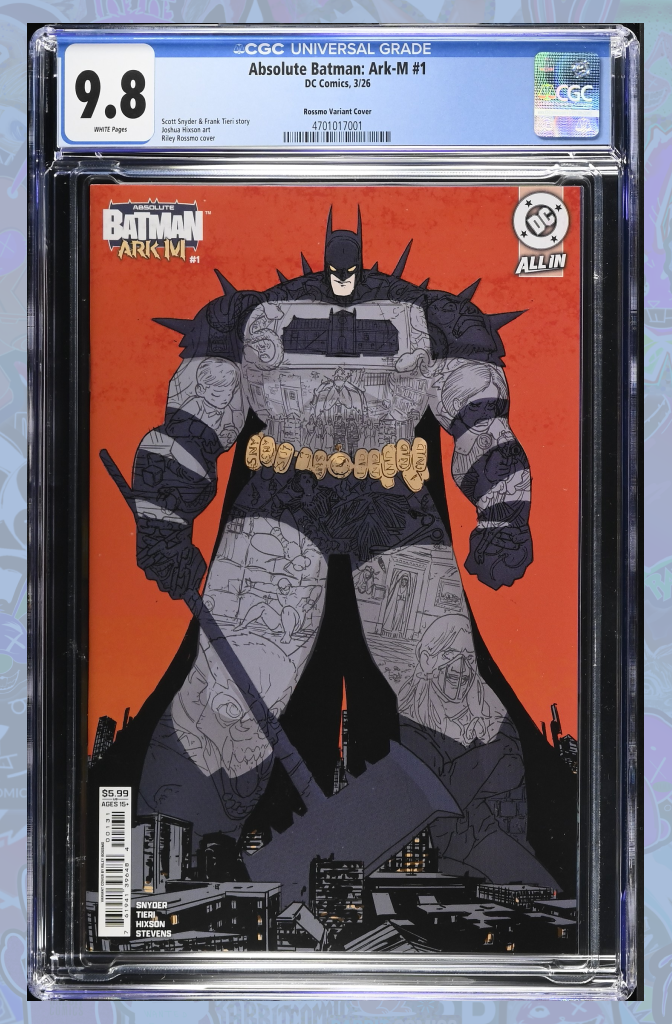 ABSOLUTE BATMAN ARK-M SPECIAL #1 (ONE SHOT) CVR C RILEY ROSSMO CARD STOCK VAR | CGC 9.8