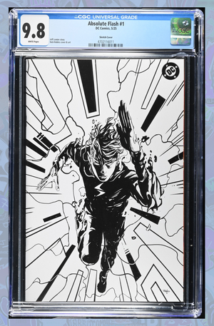 Absolute Flash #1 | 1:100 Ratio Variant | CGC 9.8