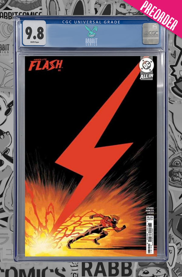 Absolute Flash #1 | Cover E Declan Shalvey Card Stock Variant | CGC 9.8 | PREORDER