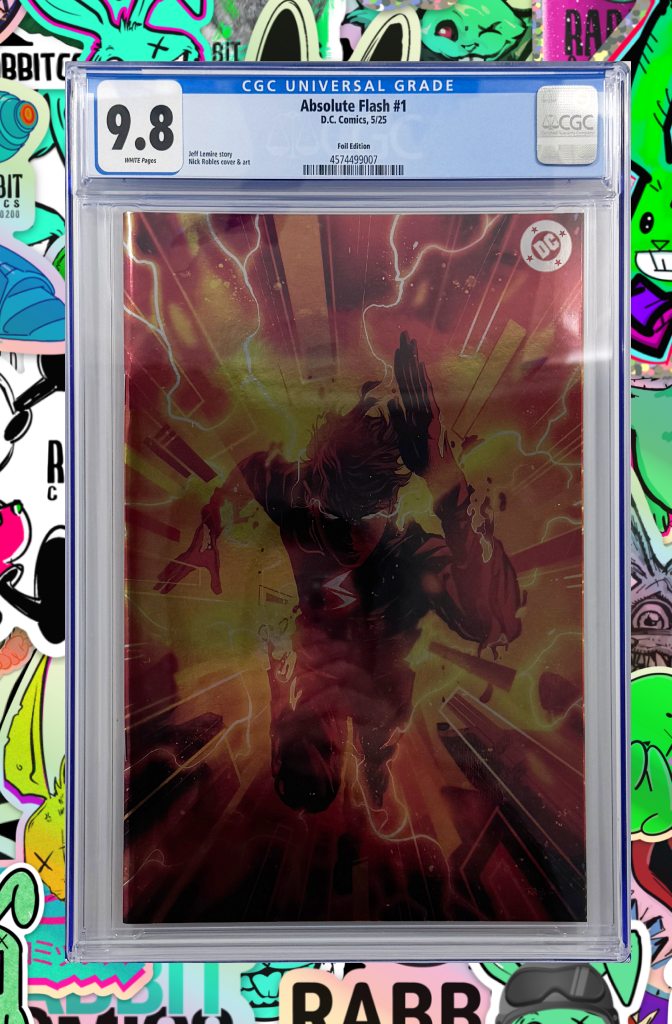 Absolute Flash #1 | Cover F Nick Robles Foil Variant | CGC 9.8