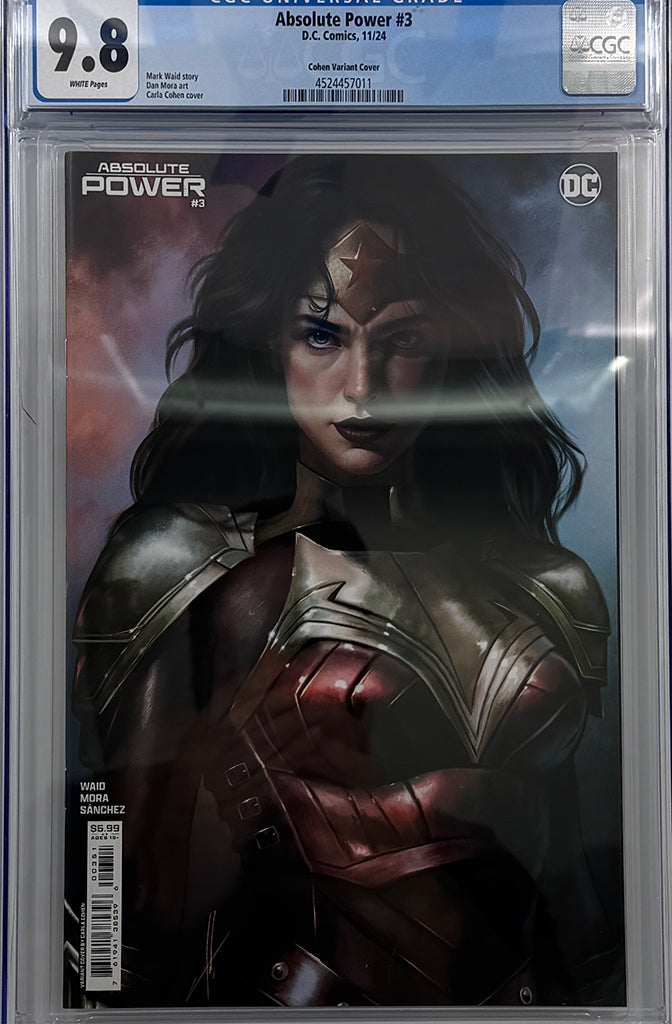 ABSOLUTE POWER #3 (OF 4) | CVR C CARLA COHEN CARD STOCK VARIANT | CGC 9.8