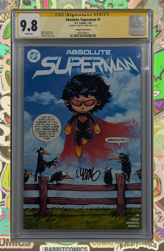 Absolute Superman #1 | Skottie Young Variant | Signed by Skottie Young | CGC SS 9.8