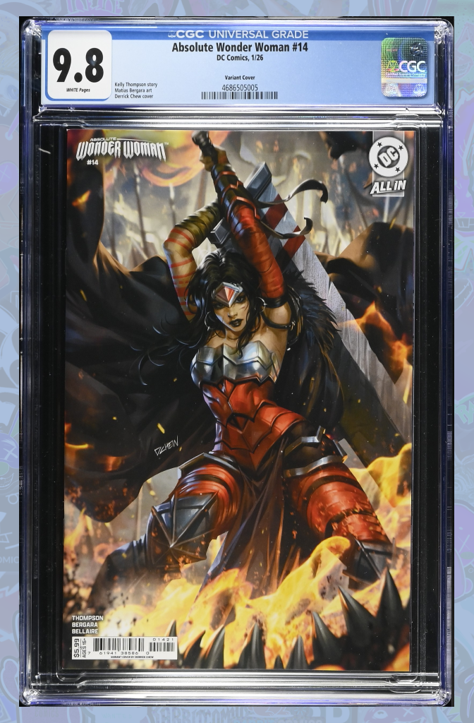 Absolute Wonder Woman #14 Cover B Derrick Chew Card Stock Variant | CGC 9.8