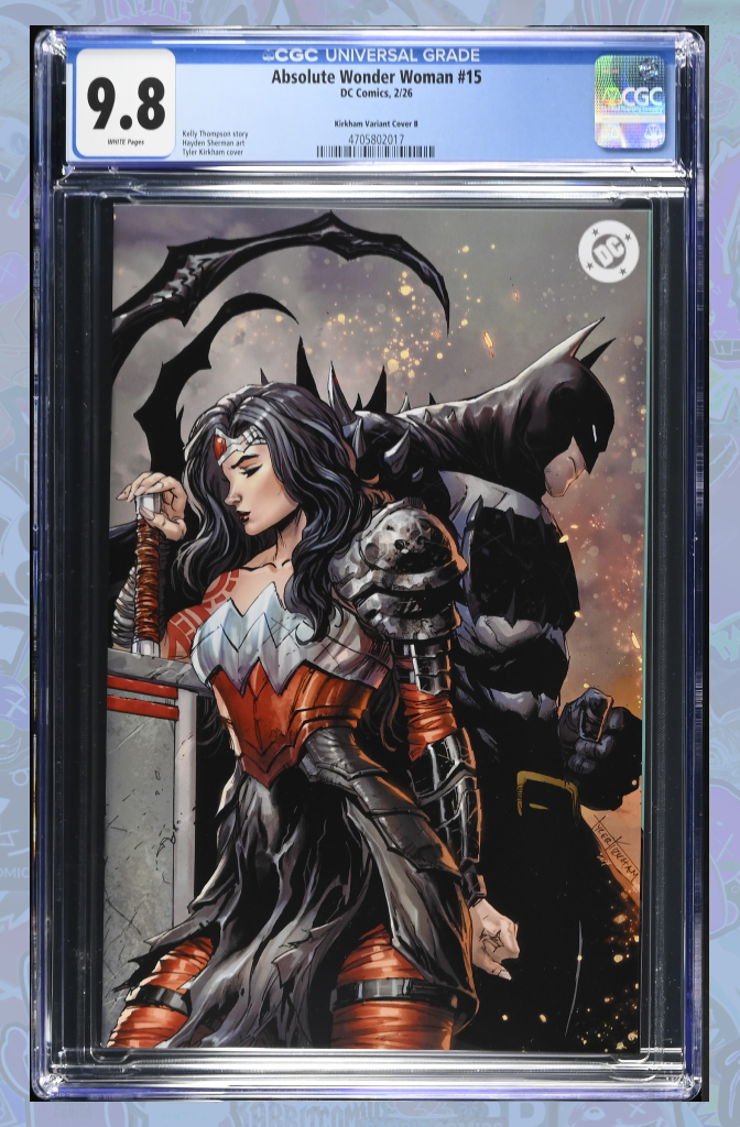Absolute Wonder Woman #15 Tyler Kirkham Virgin Variant | CGC 9.8