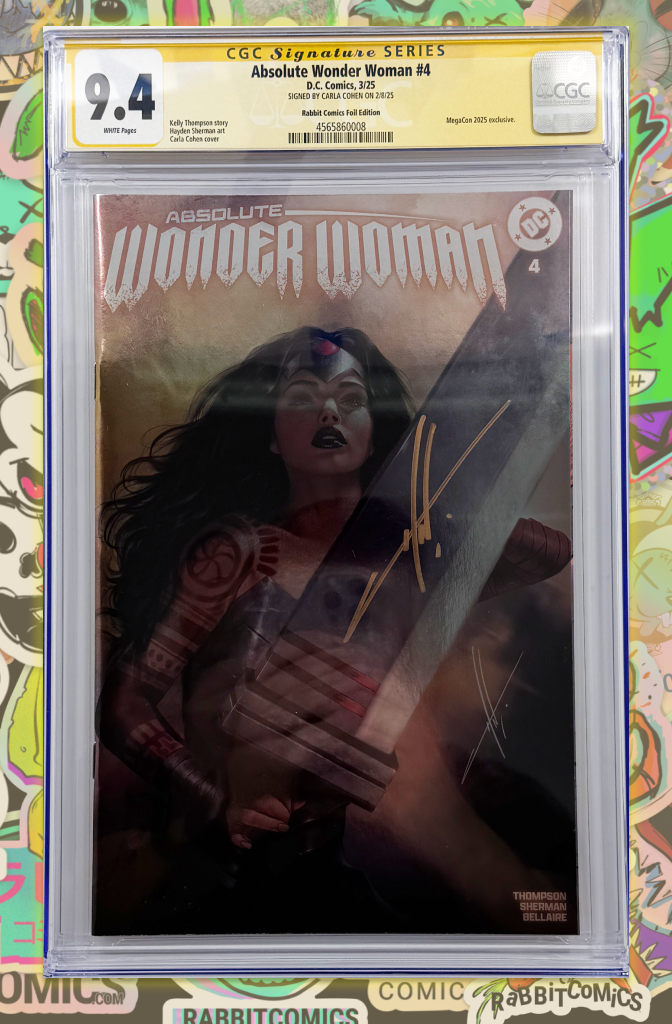 Absolute Wonder Woman #4 | Carla Cohen Megacon 2025 Foil Exclusive Variant | CGC SS 9.4
