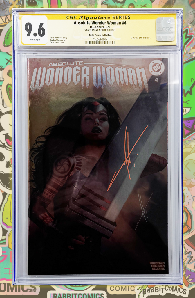 Absolute Wonder Woman #4 | Carla Cohen Megacon 2025 Foil Exclusive Variant | CGC SS 9.6