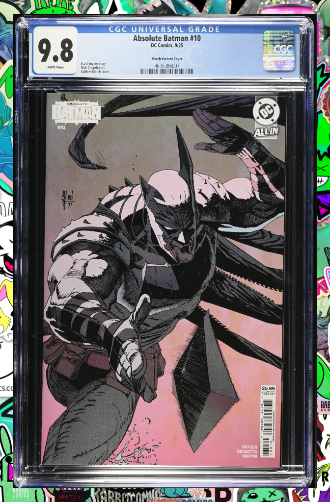 Absolute Batman #10 | Cover C Guillem March Card Stock Variant | CGC 9.8