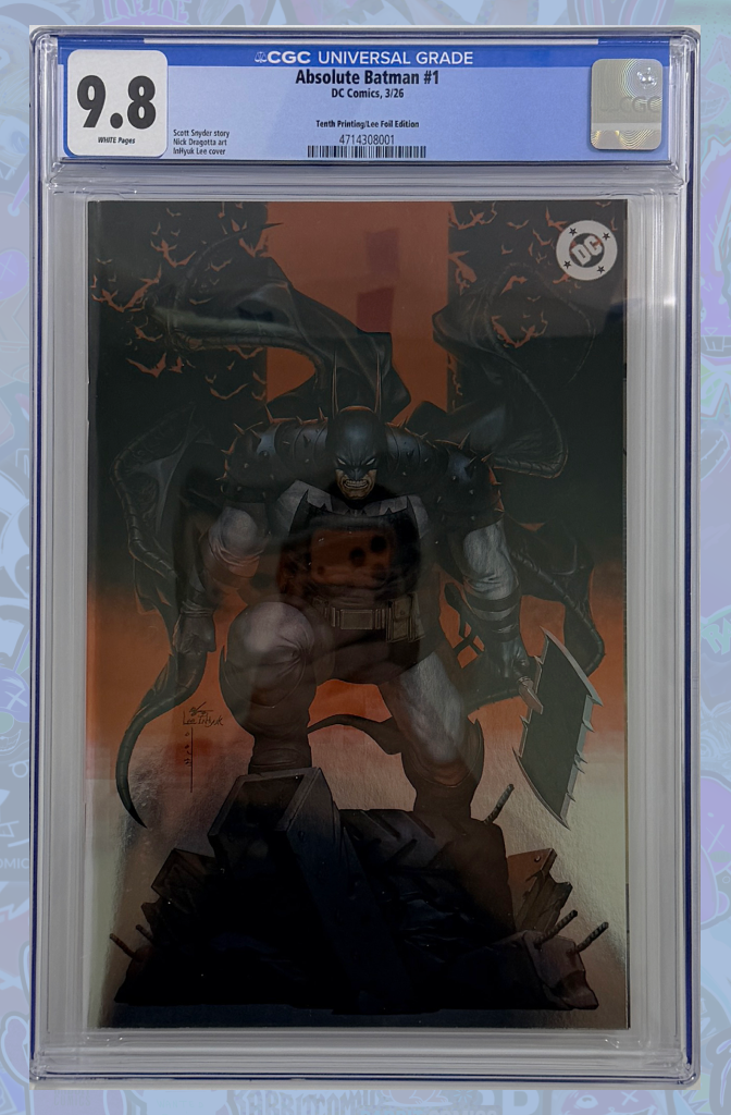 Absolute Batman #1 | 10th Print Cvr B InHyuk Lee FOIL Variant | CGC 9.8