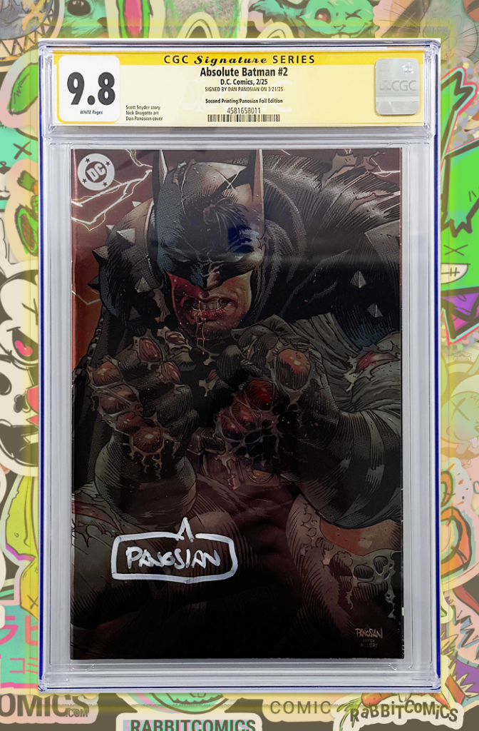 Absolute Batman #2 | 2nd Print Panosian Foil Variant | SIGNED BY PANOSIAN | CGC SS 9.8
