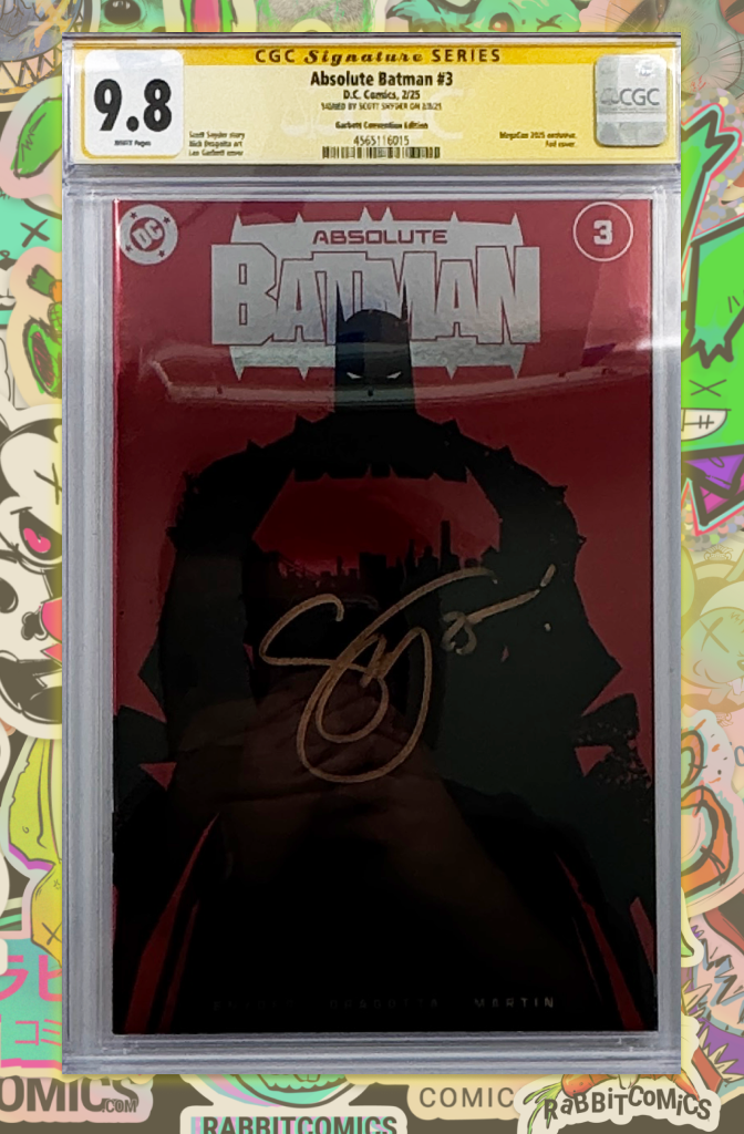 Absolute Batman #3 | MEGACON LEE GABERT FOIL  | Signed by Scott Snyder | CGC SS 9.8