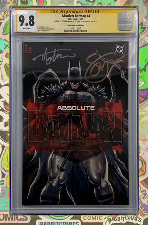 Absolute Batman #4 | MEGACON TYLER KIRKHAM  | Signed by Scott Snyder + Tyler Kirkham  | CGC SS 9.8