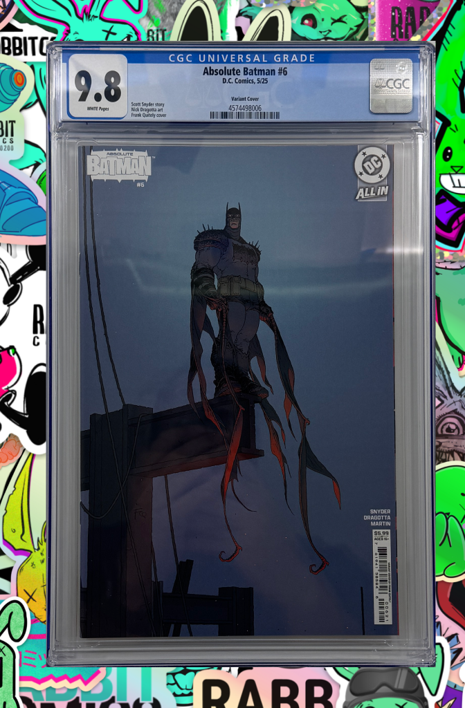 Absolute Batman #6 Cover B Frank Quitely Card Stock Variant | CGC 9.8