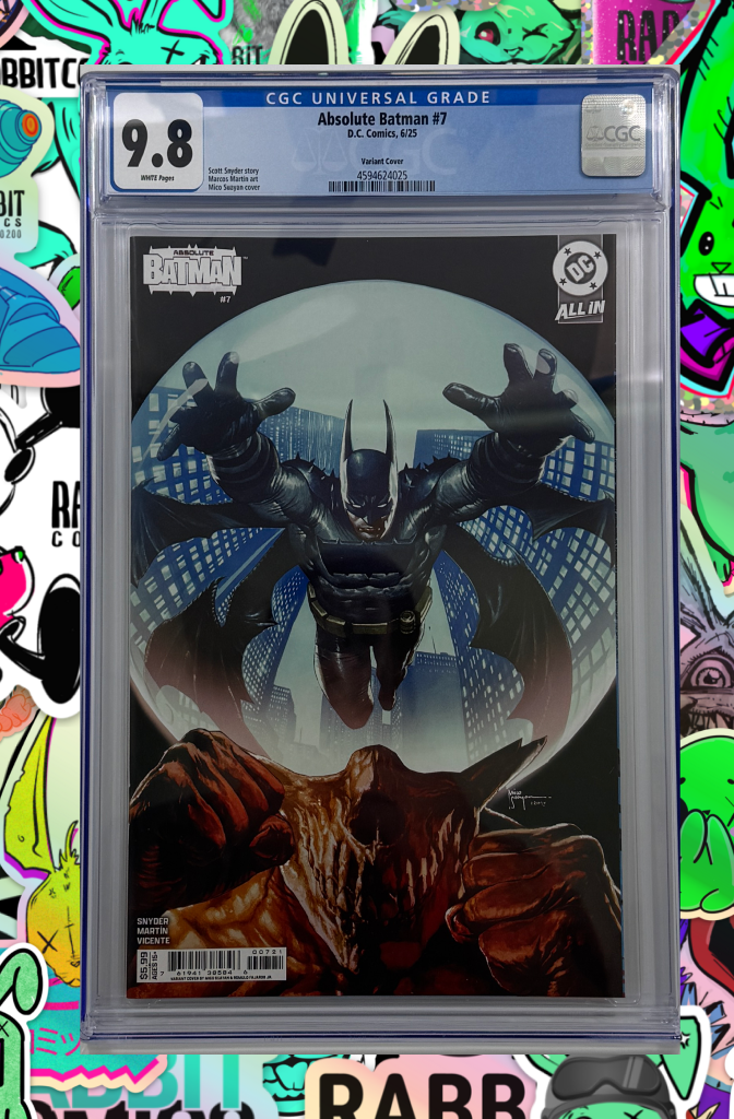 Absolute Batman #7 | Cover B Mico Suayan Card Stock Variant | CGC 9.8