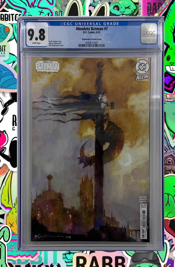 Absolute Batman #7 | Cover C Bill Sienkiewicz Card Stock Variant | CGC 9.8