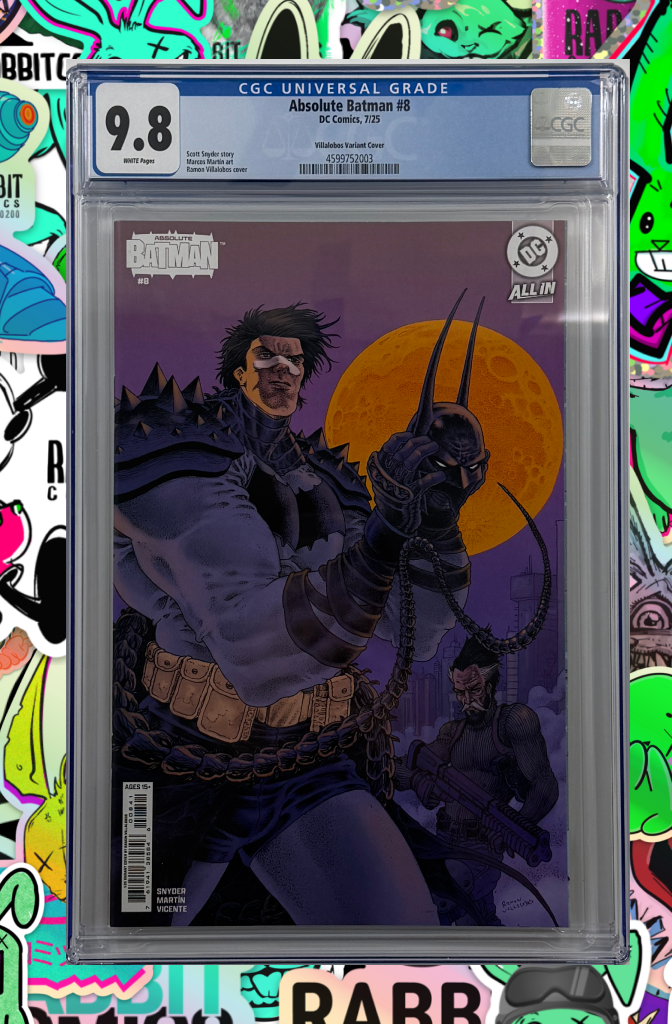 Absolute Batman #8 | Cover D 1:25 Ratio Ramon Villalobos Card Stock Variant | CGC 9.8