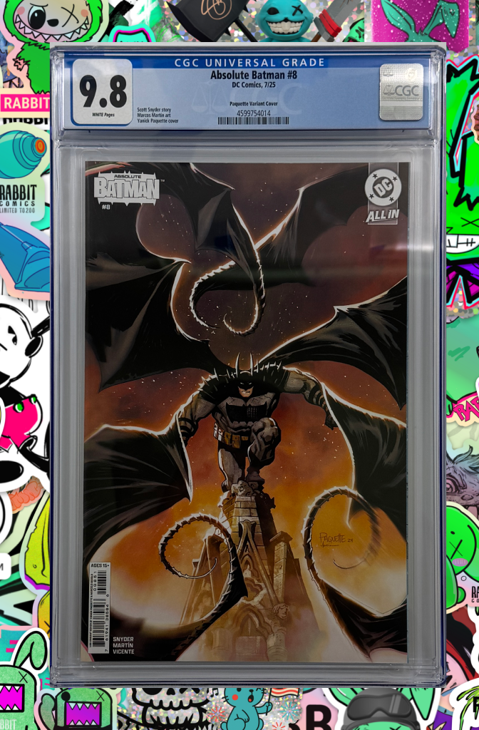 Absolute Batman #8 | Cover E 1:50 Ratio Yanick Paquette Card Stock Variant | CGC 9.8