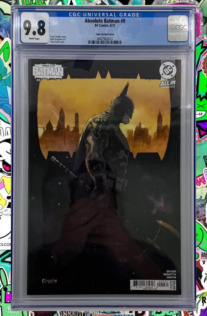 Absolute Batman #9 | Cover C Tirso Cons Card Stock Variant | CGC 9.8