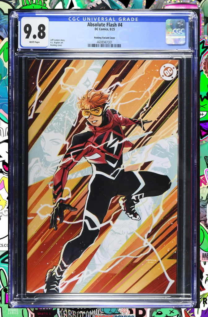 Absolute Flash #4 | 1:50 Ratio Variant | CGC 9.8