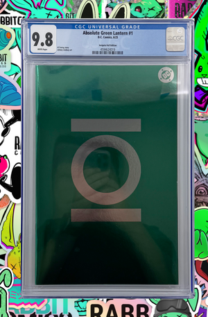 Absolute Green Lantern #1 | Cover G Logo Design Foil Variant | CGC 9.8