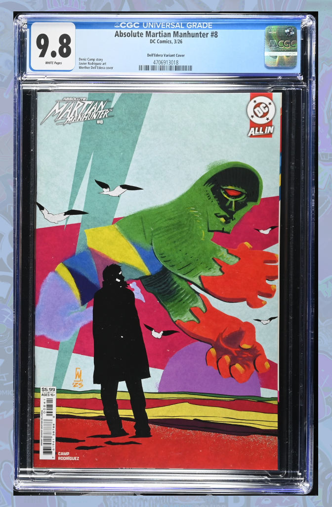 Absolute Martian Manhunter #8 Cover B Werther Dell Edera Variant | CGC 9.8