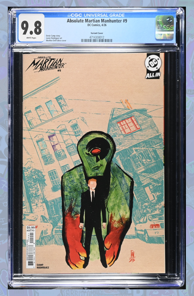 Absolute Martian Manhunter #9 Cover B Werther Dell Edera Variant | CGC 9.8