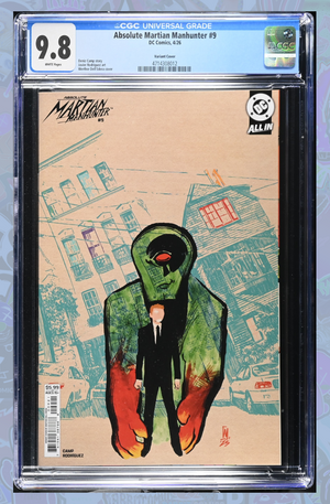 Absolute Martian Manhunter #9 Cover B Werther Dell Edera Variant | CGC 9.8