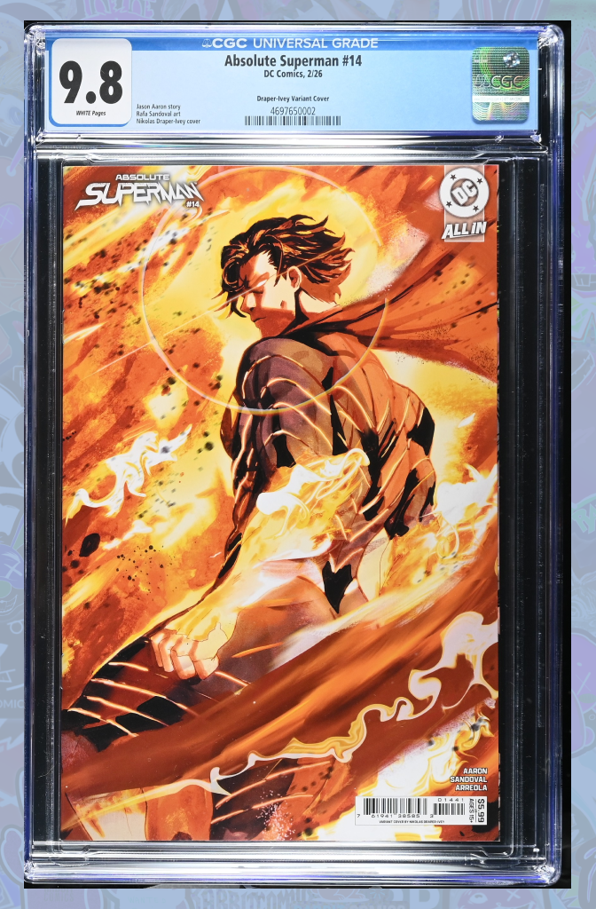 Absolute Superman #14 Cover D Nikolas Draper Ivey Card Stock Variant | CGC 9.8