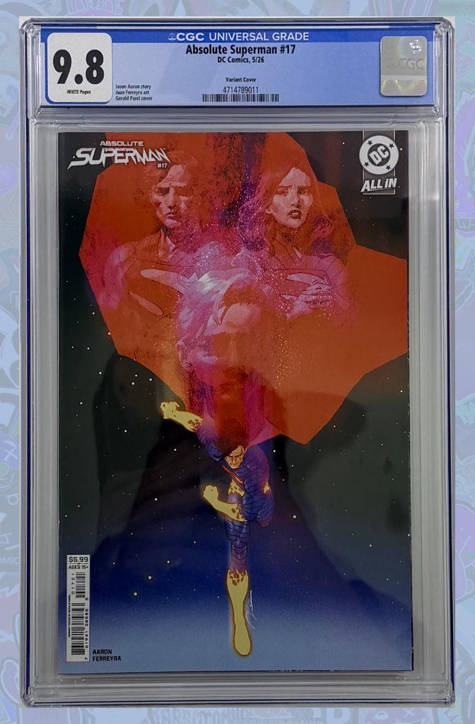 Absolute Superman #17 Cover B Gerald Parel Card Stock Variant | CGC 9.8