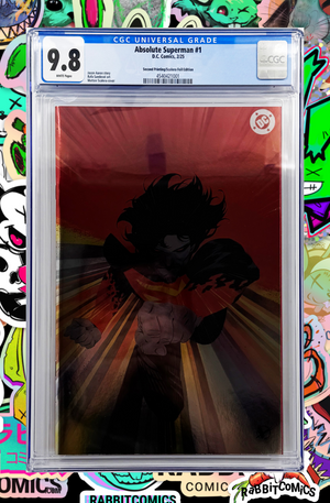 ABSOLUTE SUPERMAN #1 |  Second Printing Cvr C Matteo Scalera Foil Var | CGC 9.8