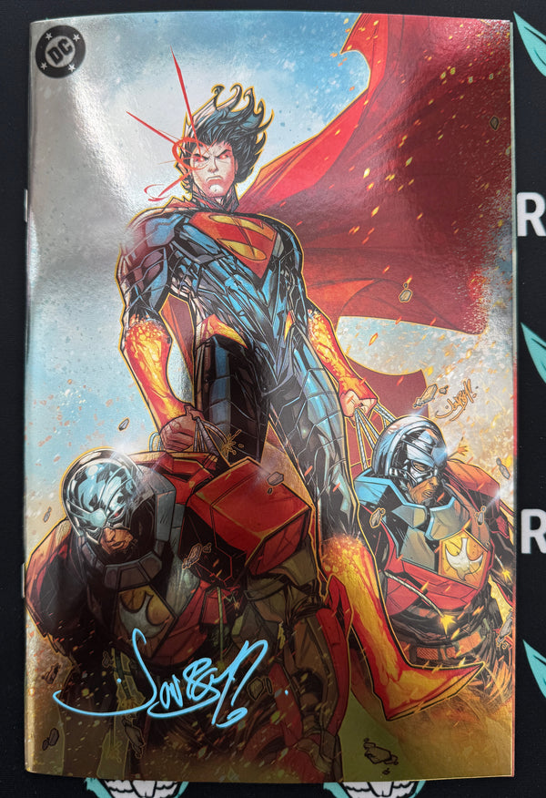 ABSOLUTE SUPERMAN #1 | JONBOY MEYERS MEGACON FOIL EXCLUSIVE | SIGNED BY JONBOY