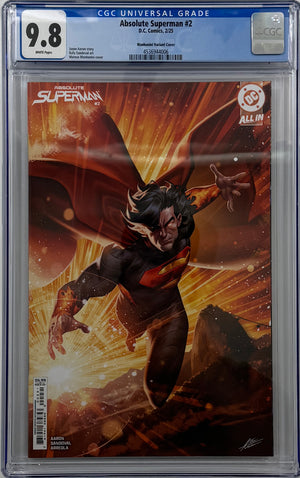 ABSOLUTE SUPERMAN #2 | CVR C MATEUS MANHANINI CARD STOCK VAR | CGC 9.8