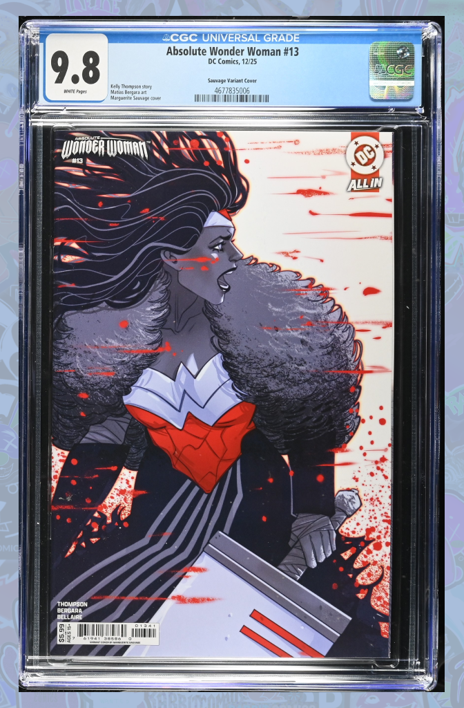 Absolute Wonder Woman #13 Cover D Marguerite Sauvage Card Stock Variant | CGC 9.8