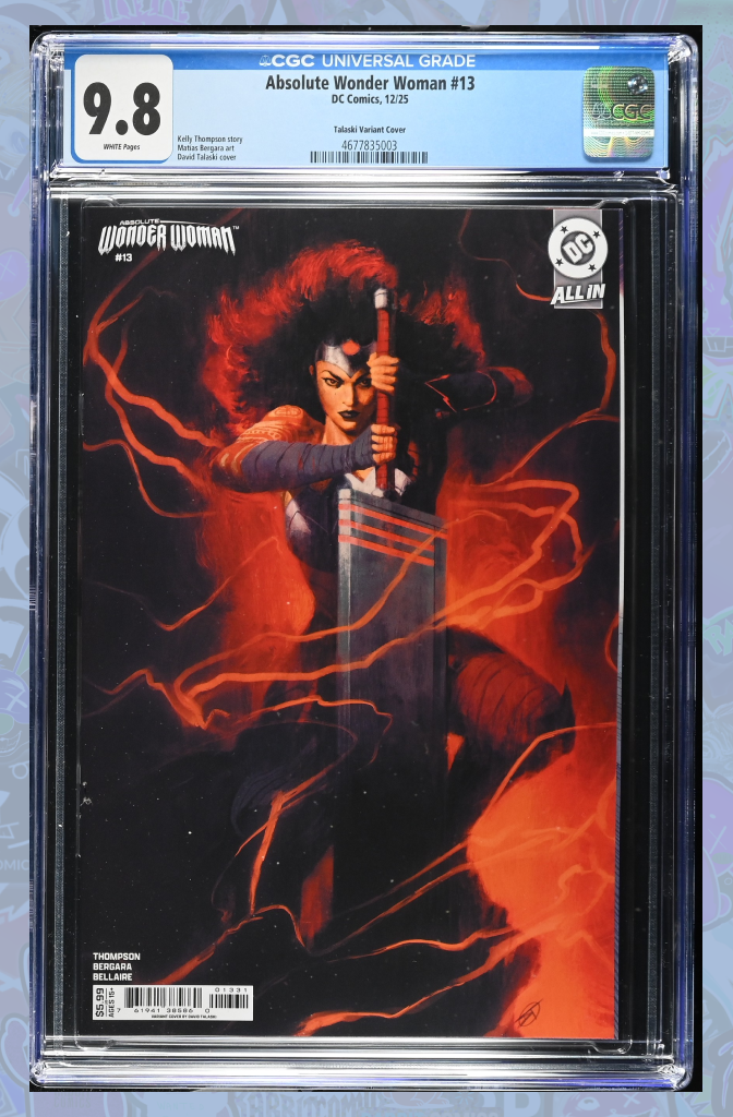 Absolute Wonder Woman #13 Cover C David Talaski Card Stock Variant | CGC 9.8
