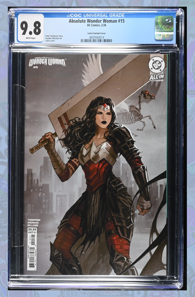 Absolute Wonder Woman #15 Cover C Lesley Leirix Li Connecting Card Stock Variant | CGC 9.8