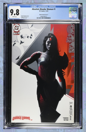 ABSOLUTE WONDER WOMAN #1 | CVR D JEFF DEKAL CARD STOCK VARIANT | CGC 9.8