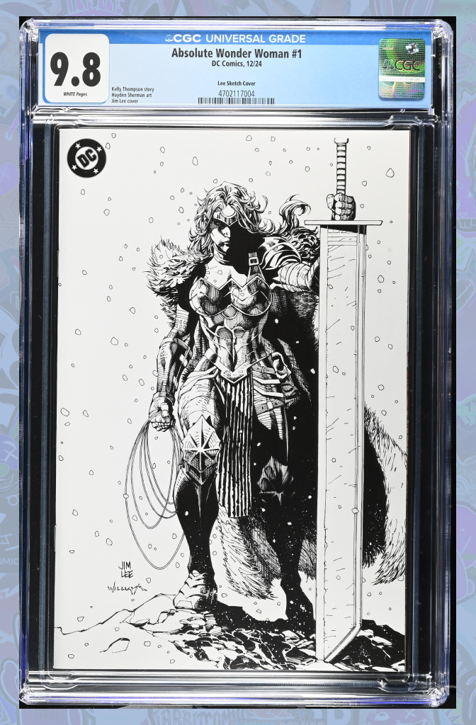 ABSOLUTE WONDER WOMAN #1 | Jim Lee 1:100 Ratio Variant | CGC 9.8
