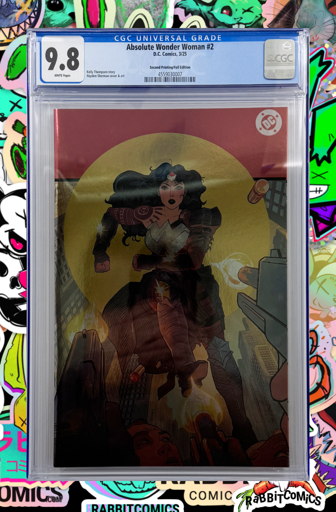 ABSOLUTE WONDER WOMAN #2 | Second Printing FOIL Hayden Sherman | CGC 9.8