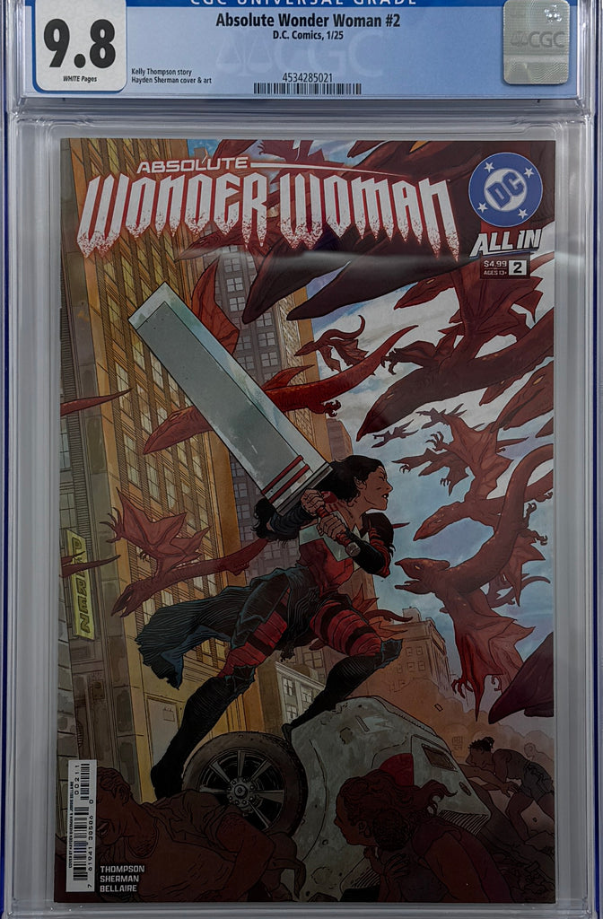 ABSOLUTE WONDER WOMAN #2 | CVR A HAYDEN SHERMAN | CGC 9.8
