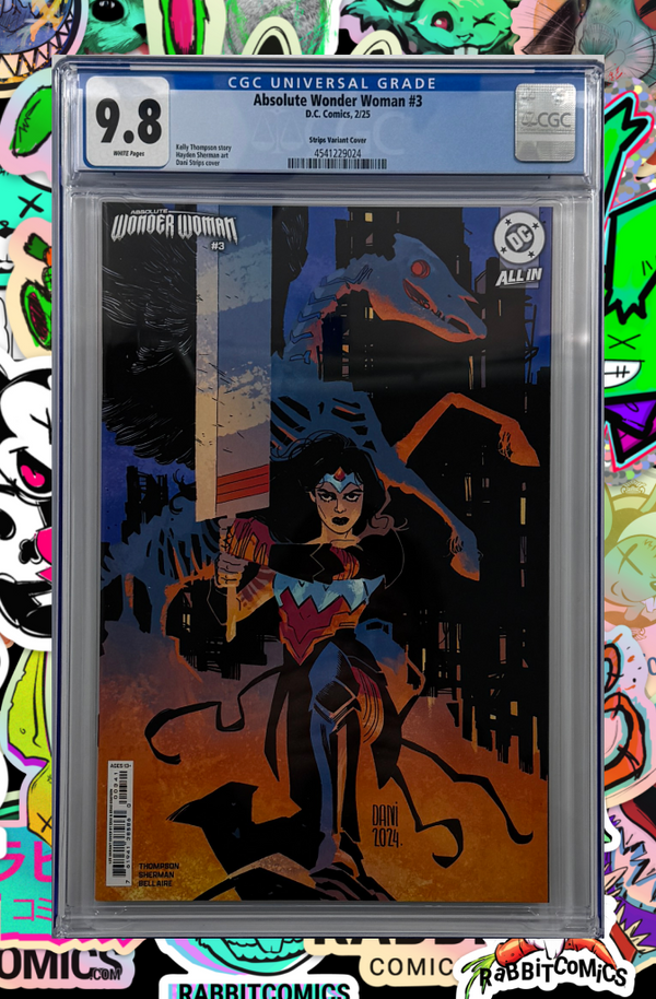 ABSOLUTE WONDER WOMAN #3 | CVR D INC 1:25 DANI CARD STOCK VAR | CGC 9.8