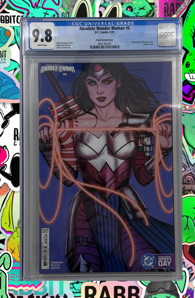 Absolute Wonder Woman #6 | Cover E Jenny Frison International Womens Day Variant | CGC 9.8