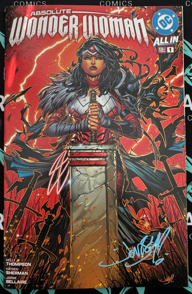 ABSOLUTE WONDER WOMAN #1 | JONBOY MEYERS MEGACON EXCLUSIVE | SIGNED BY JONBOY