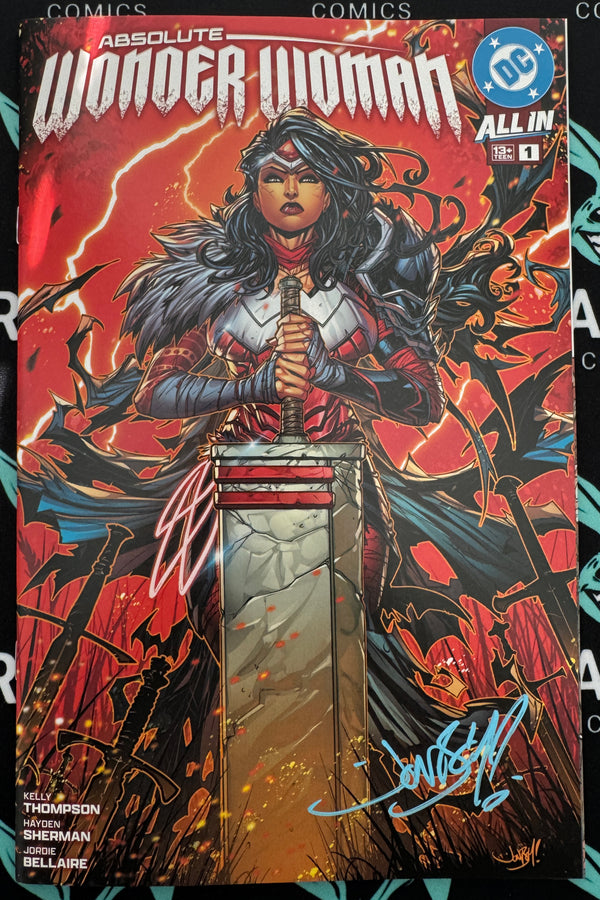 ABSOLUTE WONDER WOMAN #1 | JONBOY MEYERS MEGACON EXCLUSIVE | SIGNED BY JONBOY